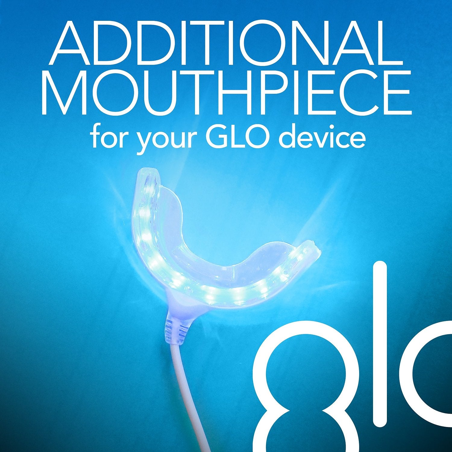 Extra GLO Teeth Whitening Device Mouthpiece and Case - Image 3