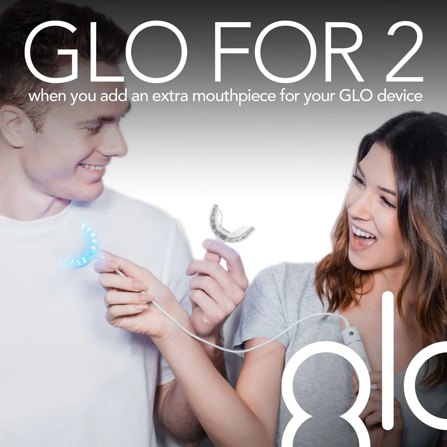 Extra GLO Teeth Whitening Device Mouthpiece and Case - Image 4